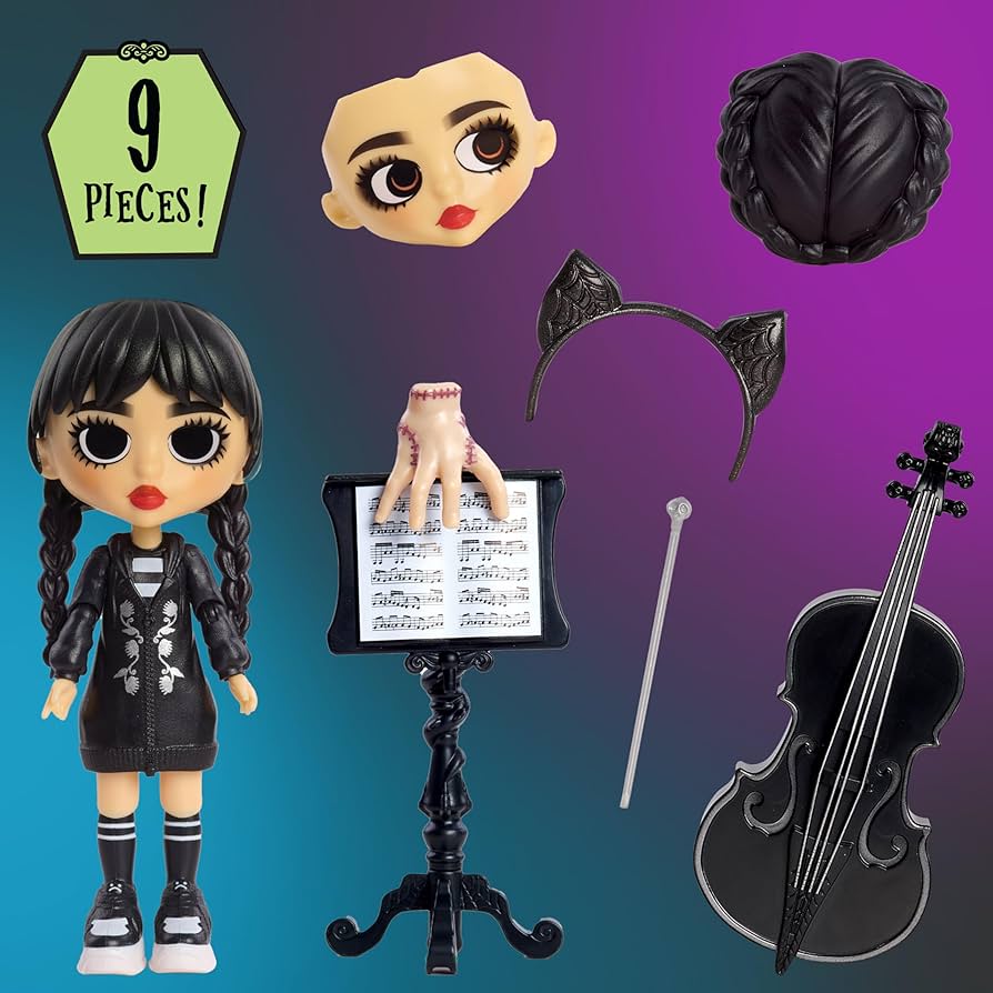 Amazon.com: Just Play Wednesday Deluxe 6-inch Articulated